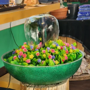 lighted water fountain: large fifteen inch virtually unbreakable bowl