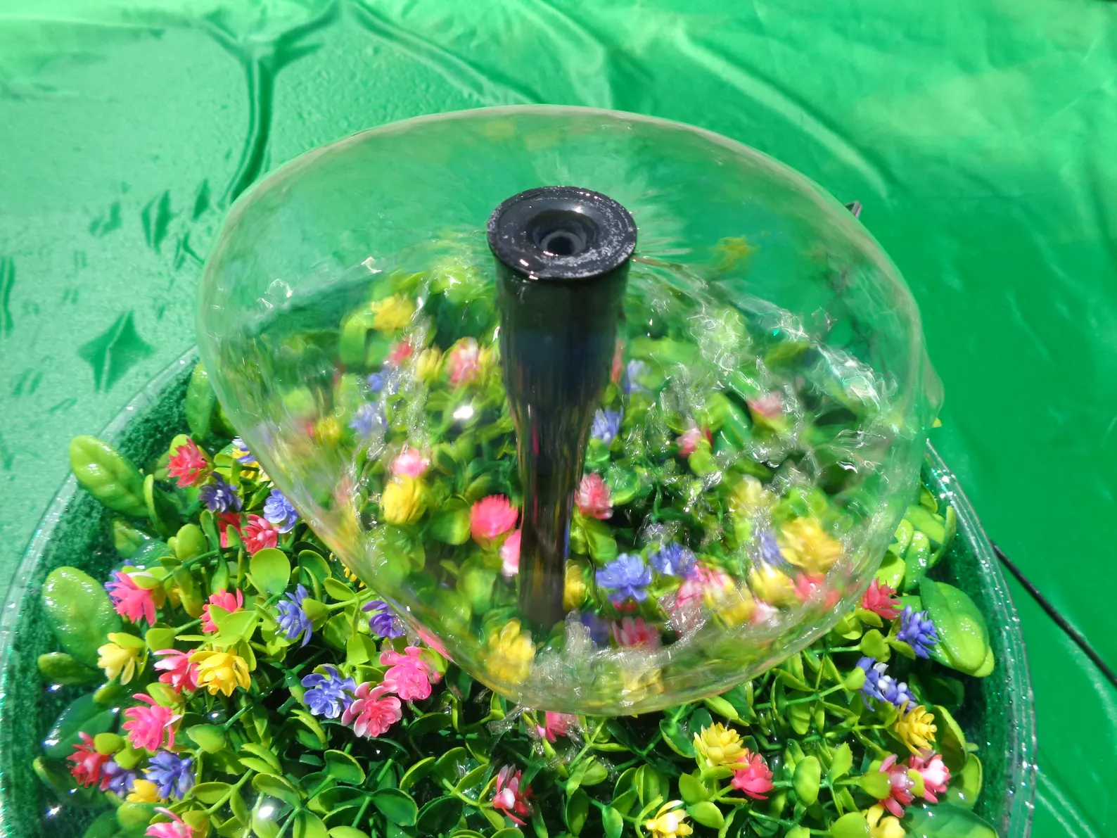 lighted water fountain: large fifteen inch virtually unbreakable bowl lighted water fountain: large fifteen inch virtually unbreakable bowl