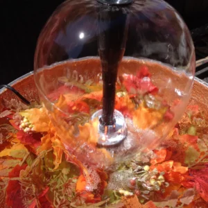 fall decoration fountain, large 15 inch virtually unbreakable custom commercial grade bowl